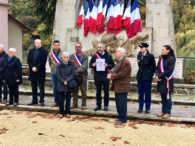 Commémoration du 11 novembre à Moulinet