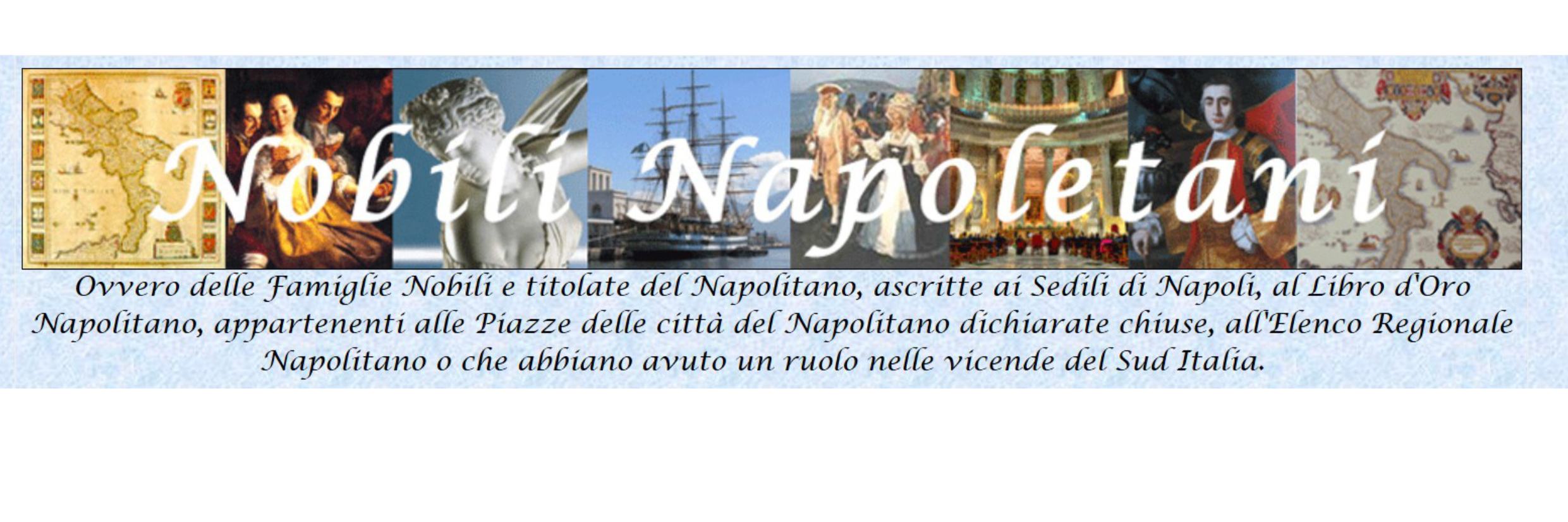 La Noblesse Napolitaine et de l'Italie du sud